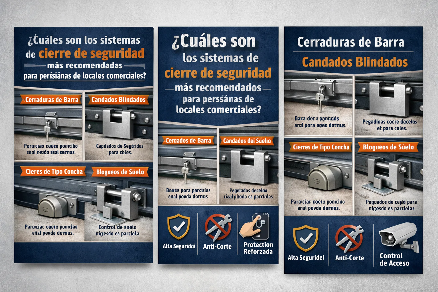 ¿Cuáles son los sistemas de cierre de seguridad más recomendados para persianas de locales comerciales? Cuales son los sistemas de cierre de seguridad mas recomendados para persianas de local comerciales - ¿Cuáles son los sistemas de cierre de seguridad más recomendados para persianas de locales comerciales?