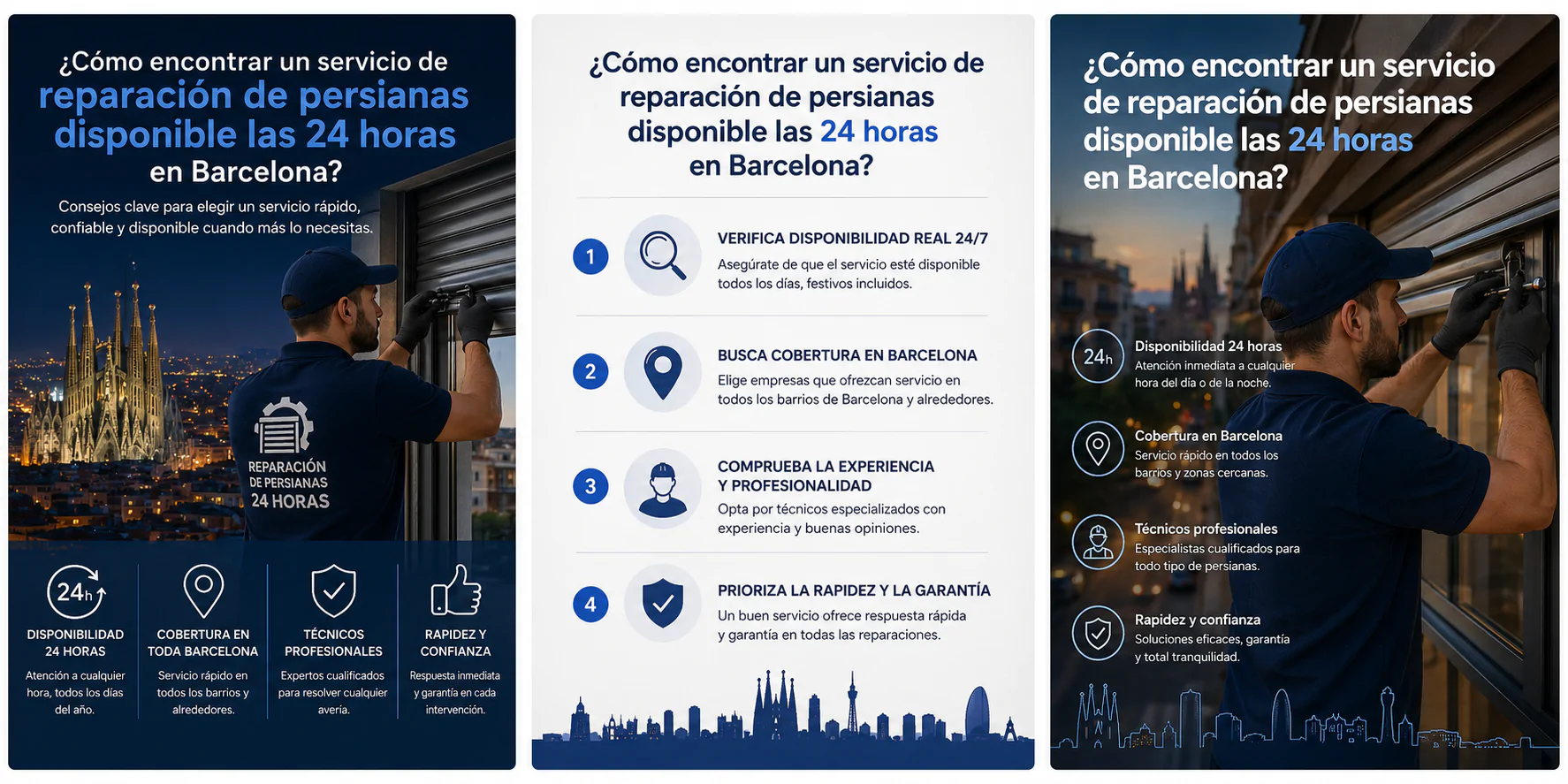 Como encontrar un servicio de reparacion de persianas disponible las 24 horas Barcelona - &iquest;C&oacute;mo encontrar un servicio de reparaci&oacute;n de persianas disponible las 24 horas en Barcelona?